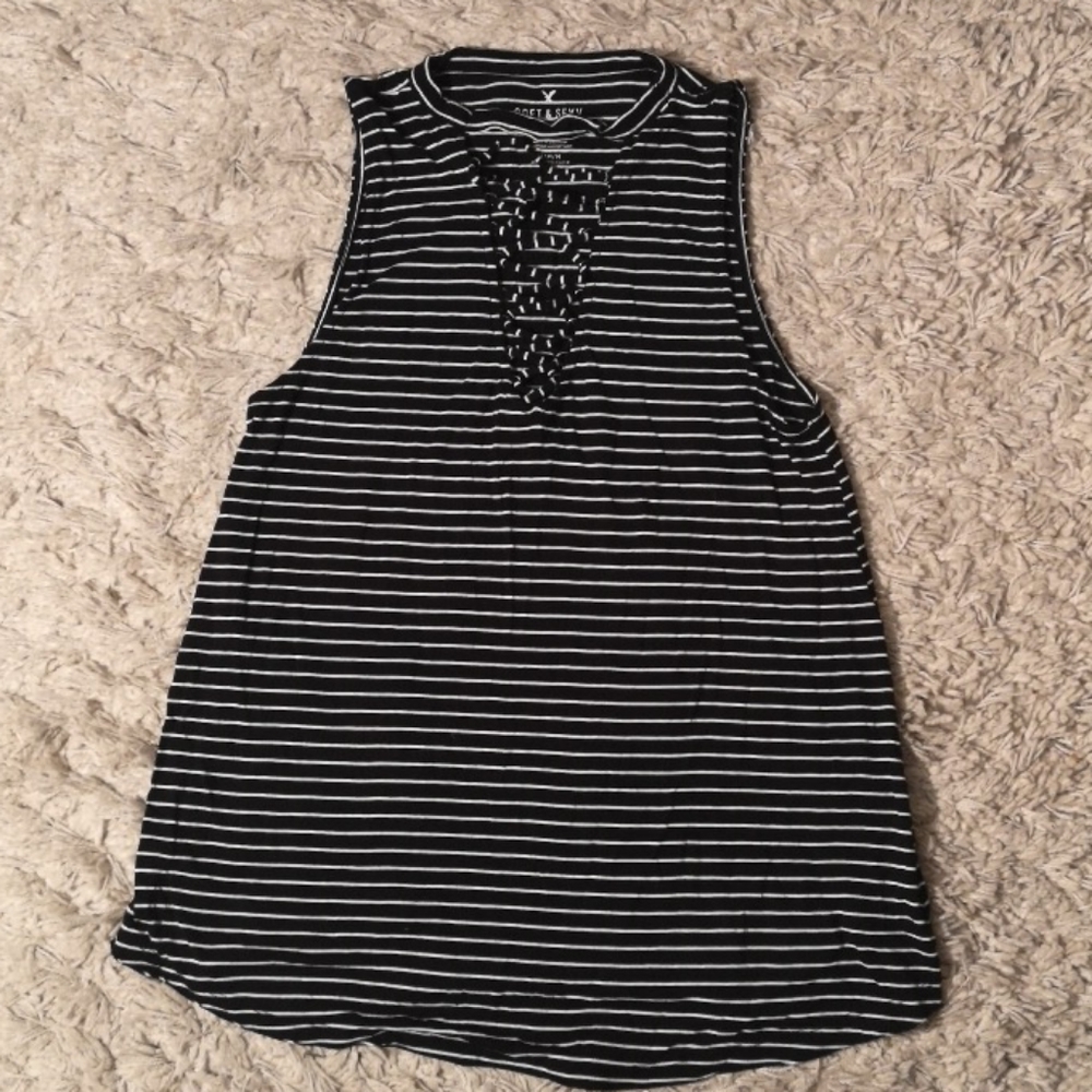 American eagle high neck tank